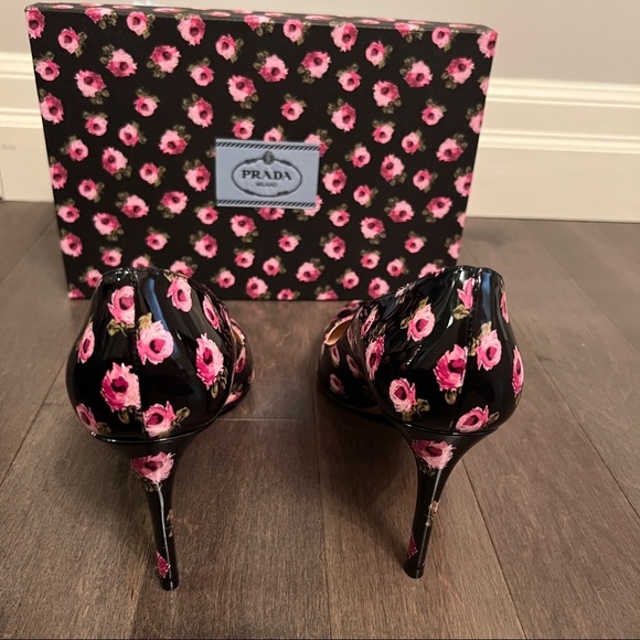 Prada Calzature Donna Floral Pumps - Picture 4 of 6